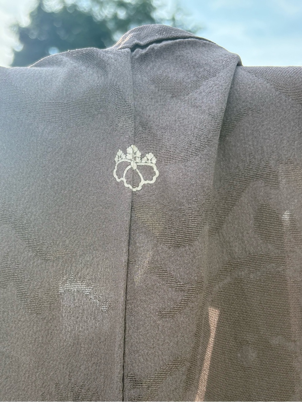 Vintage Japanese Silk Kimono- Sheer - Picture 2 of 4